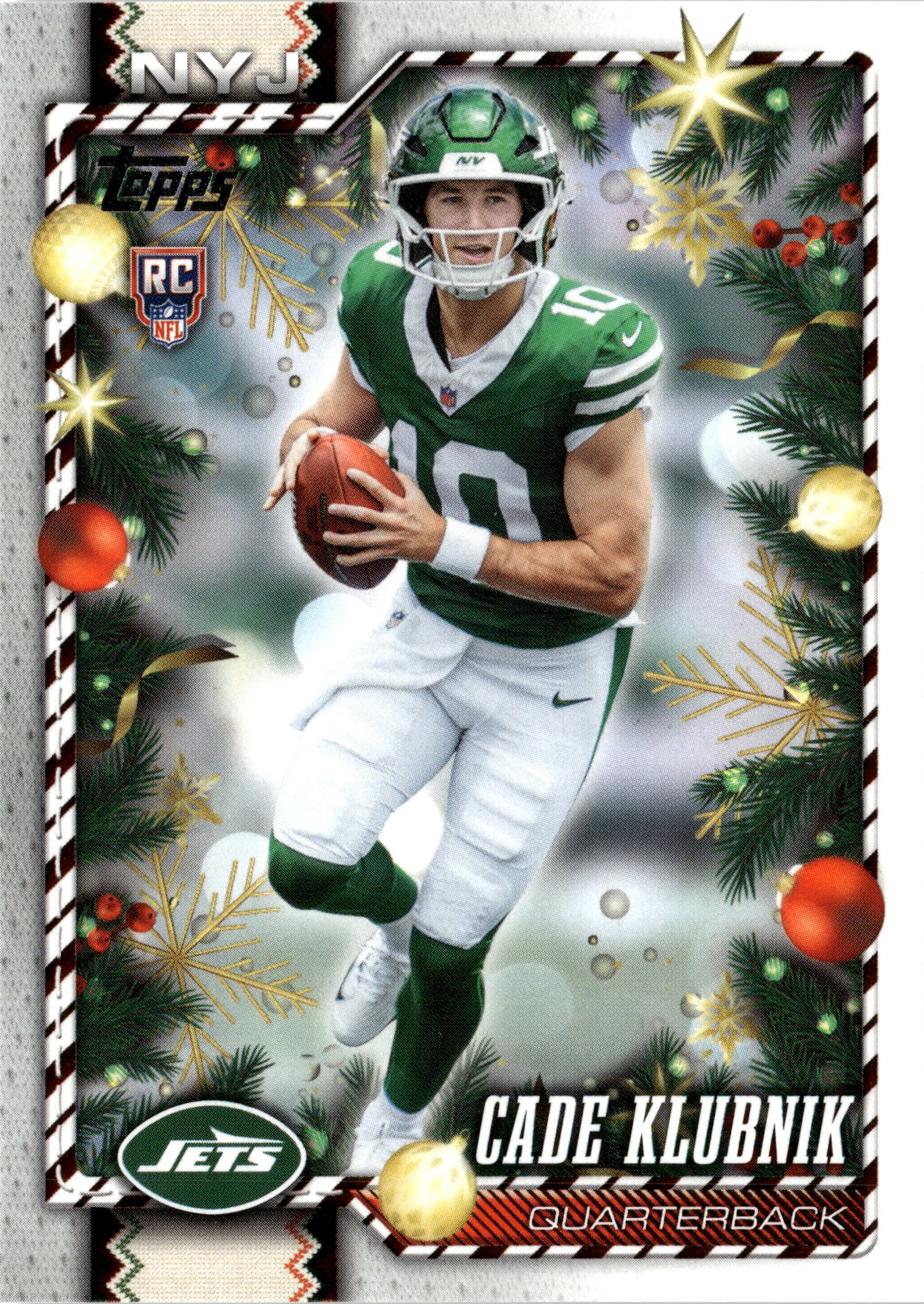 2026 Topps Holiday Cade Klubnik graded slab