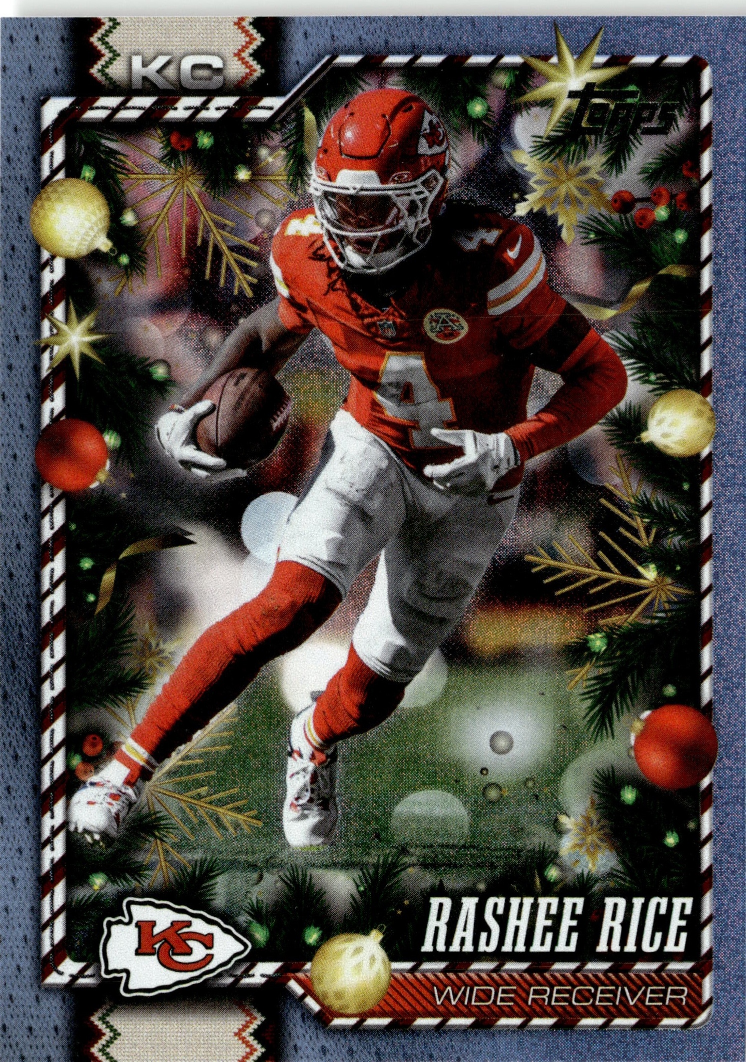 2026 Topps Holiday Rashee Rice graded slab