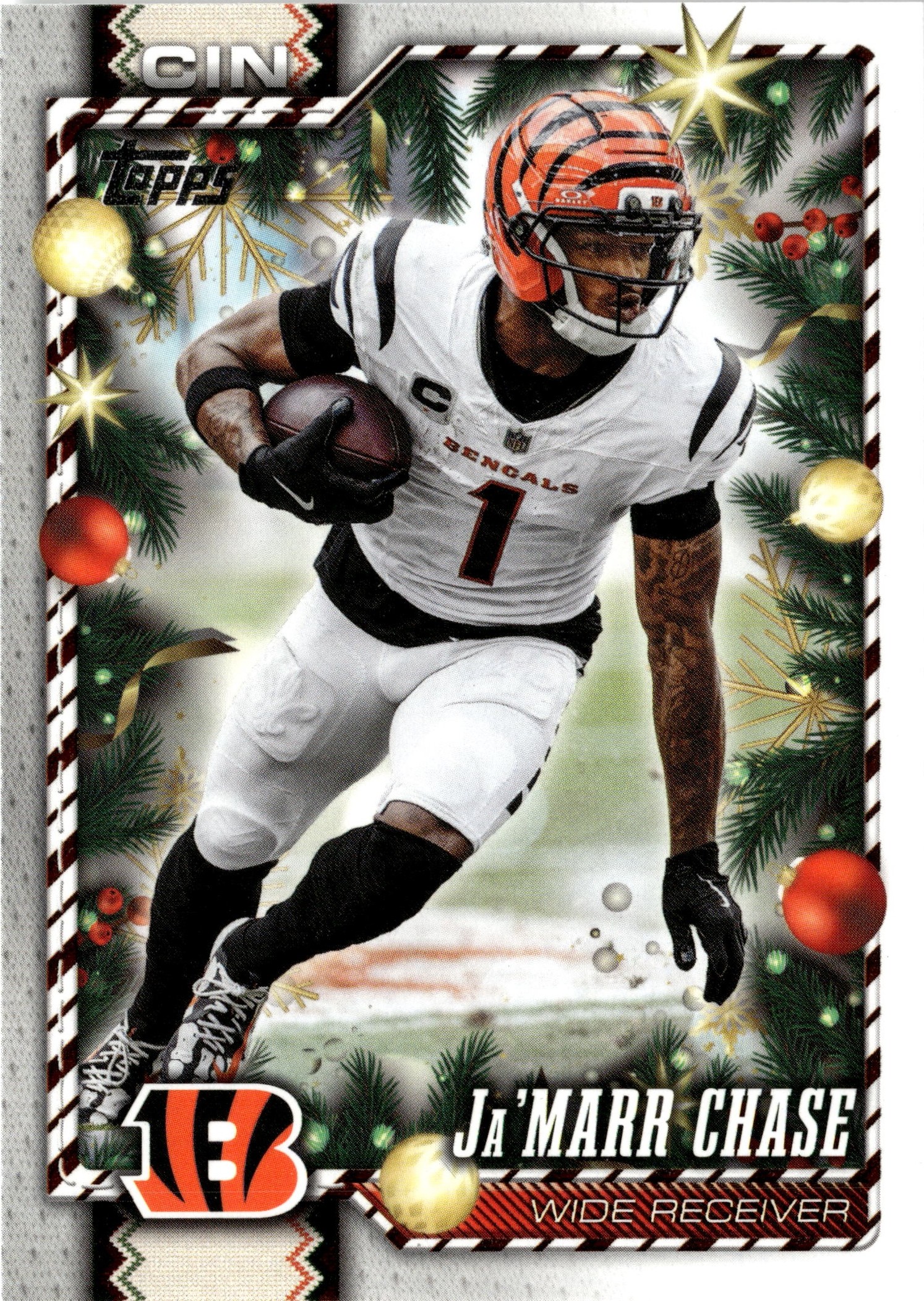 2026 Topps Holiday Ja'Marr Chase graded slab