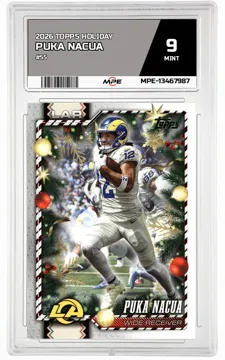 2026 TOPPS HOLIDAY #55 PUKA NACUA MPE 9 MINT — graded card up for auction
