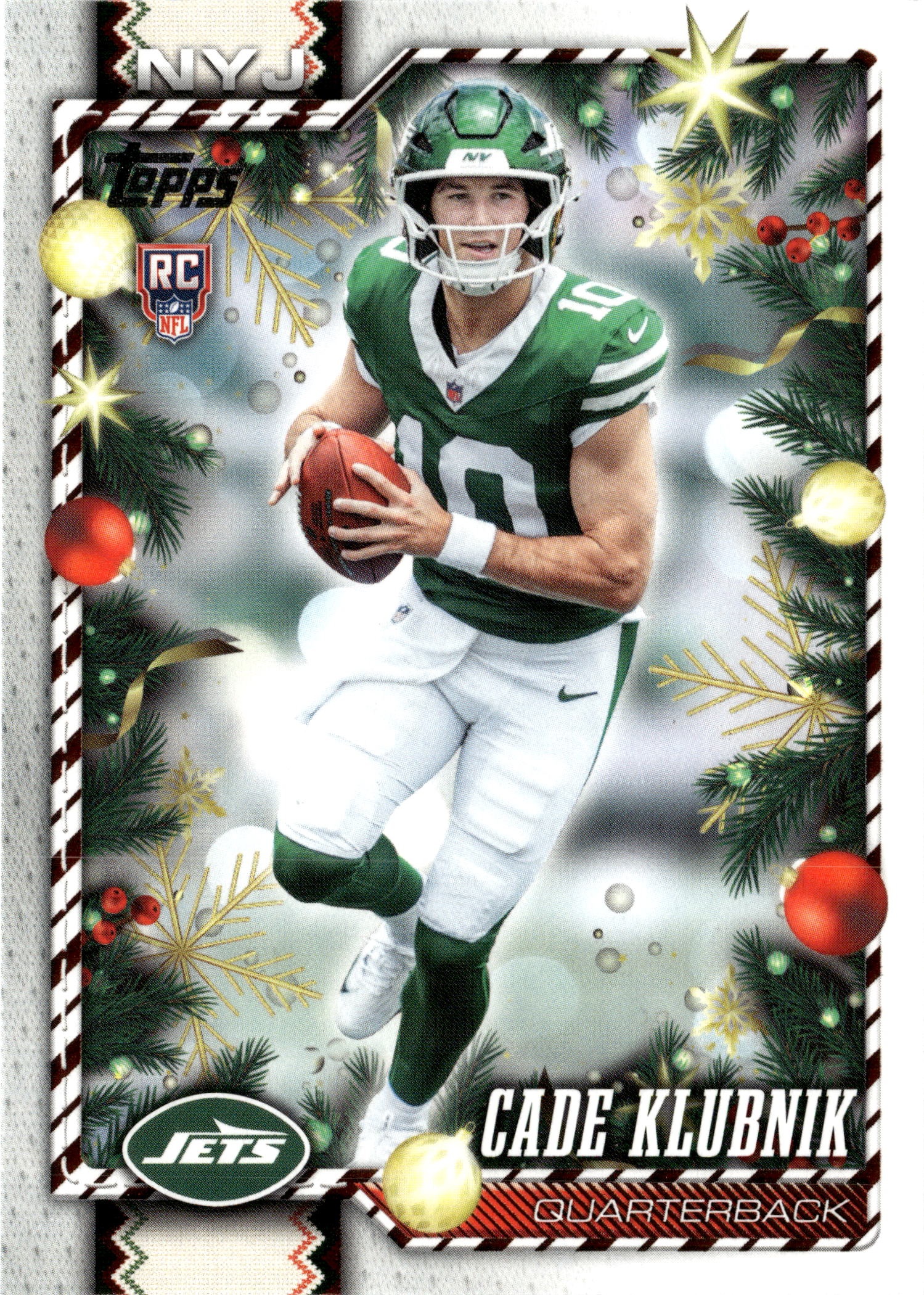 2026 Topps Holiday Cade Klubnik graded slab
