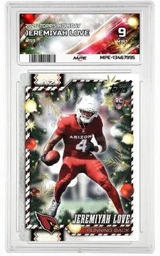 2026 TOPPS HOLIDAY #159 JEREMIYAH LOVE MPE 9 MINT — graded card up for auction