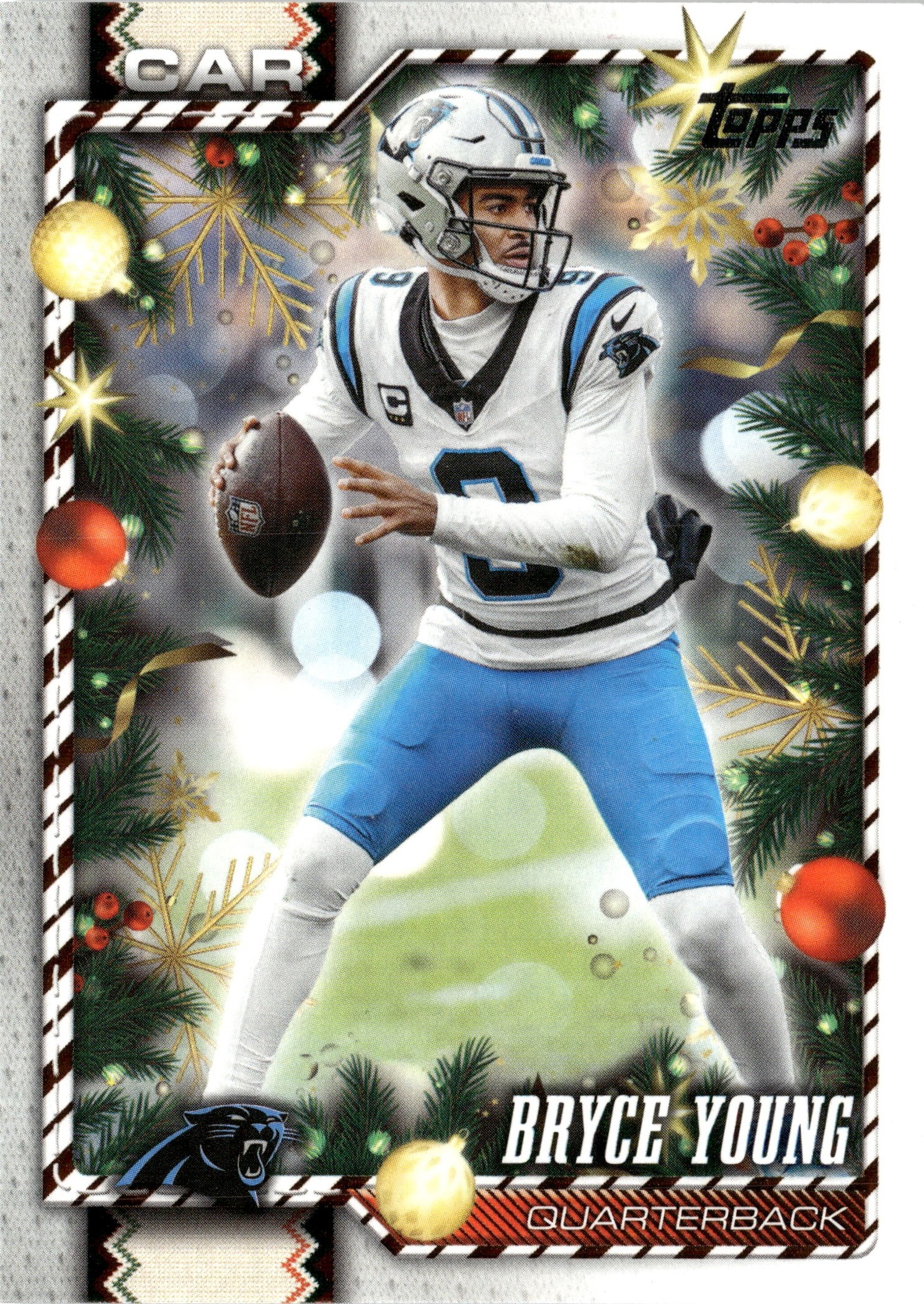 2026 Topps Holiday Bryce Young graded slab