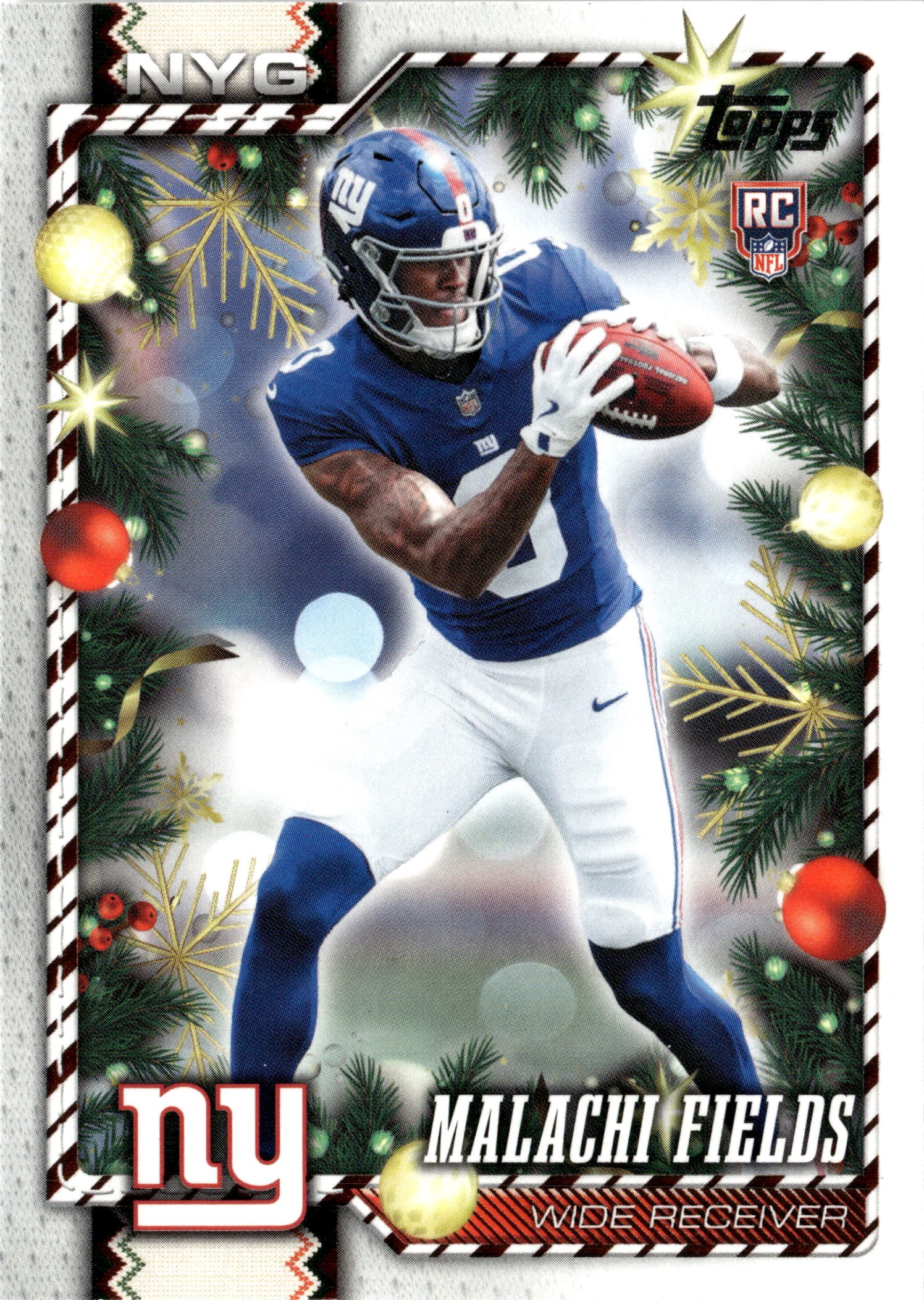 2026 Topps Holiday Malachi Fields graded slab