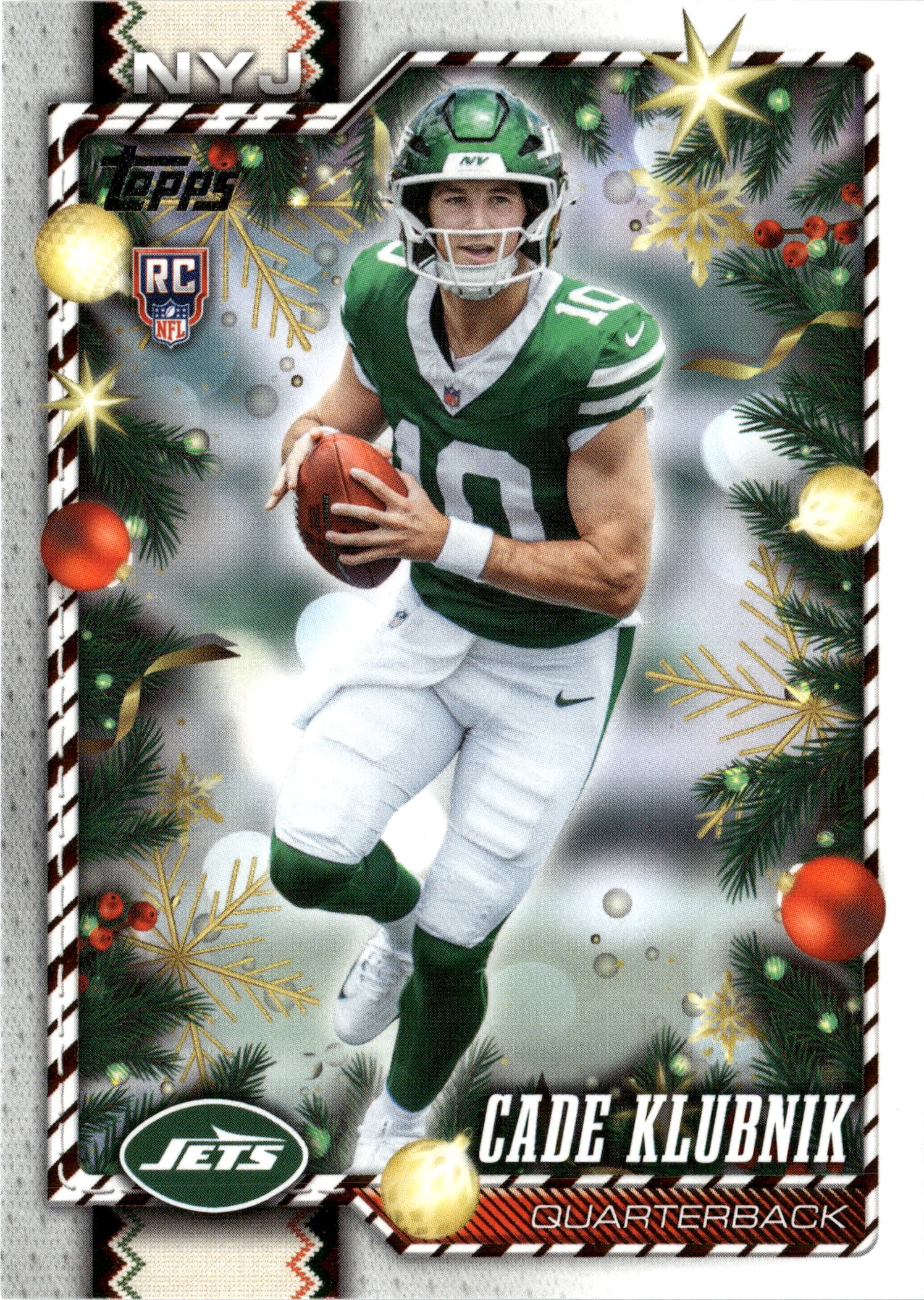 2026 Topps Holiday Cade Klubnik graded slab