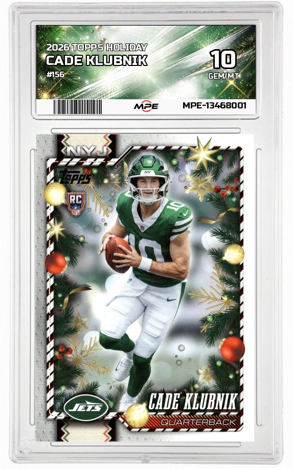 2026 TOPPS HOLIDAY #156 CADE KLUBNIK MPE 10 GEM/MT — graded card auctioned from the MPE vault