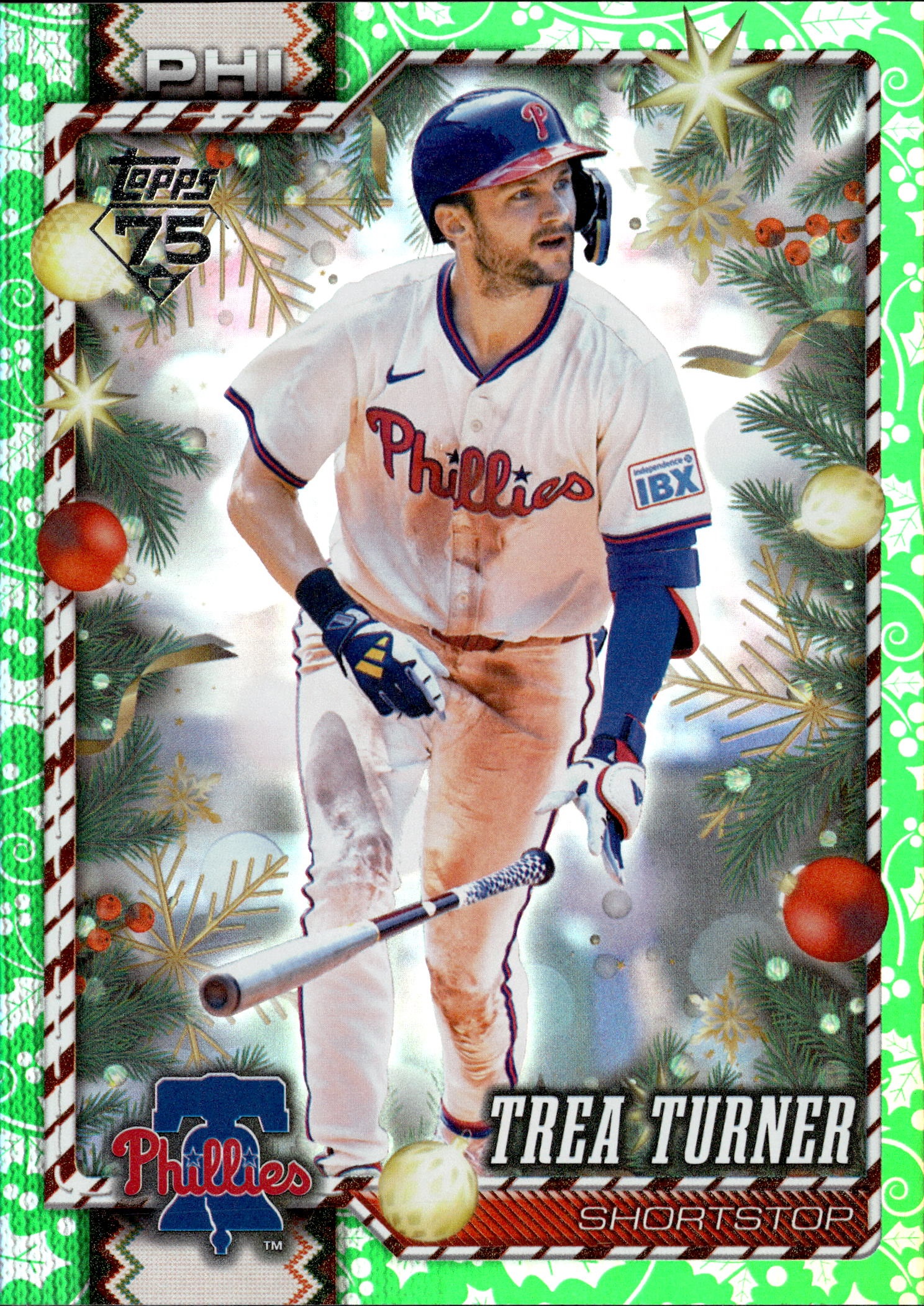 2026 Topps Holiday Trea Turner graded slab