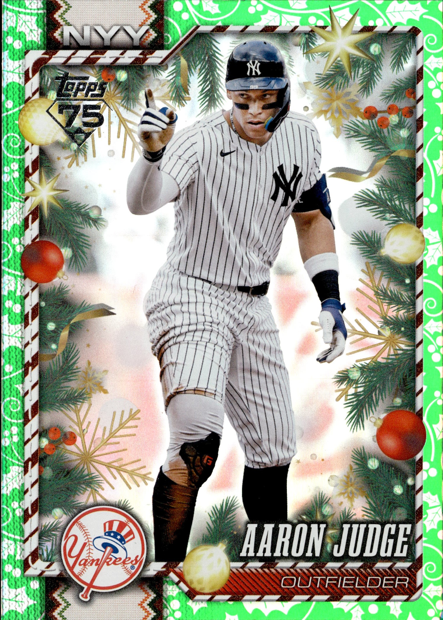 2026 Topps Holiday Aaron Judge graded slab