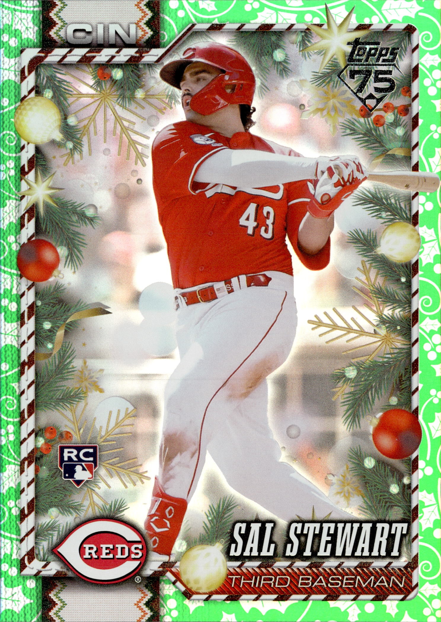2026 Topps Holiday Sal Stewart graded slab