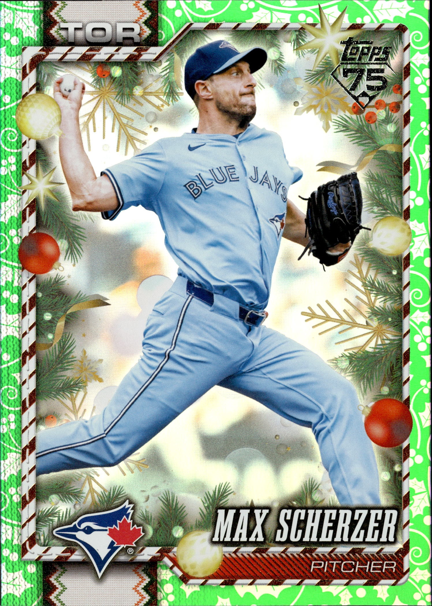 2026 Topps Holiday Max Scherzer graded slab