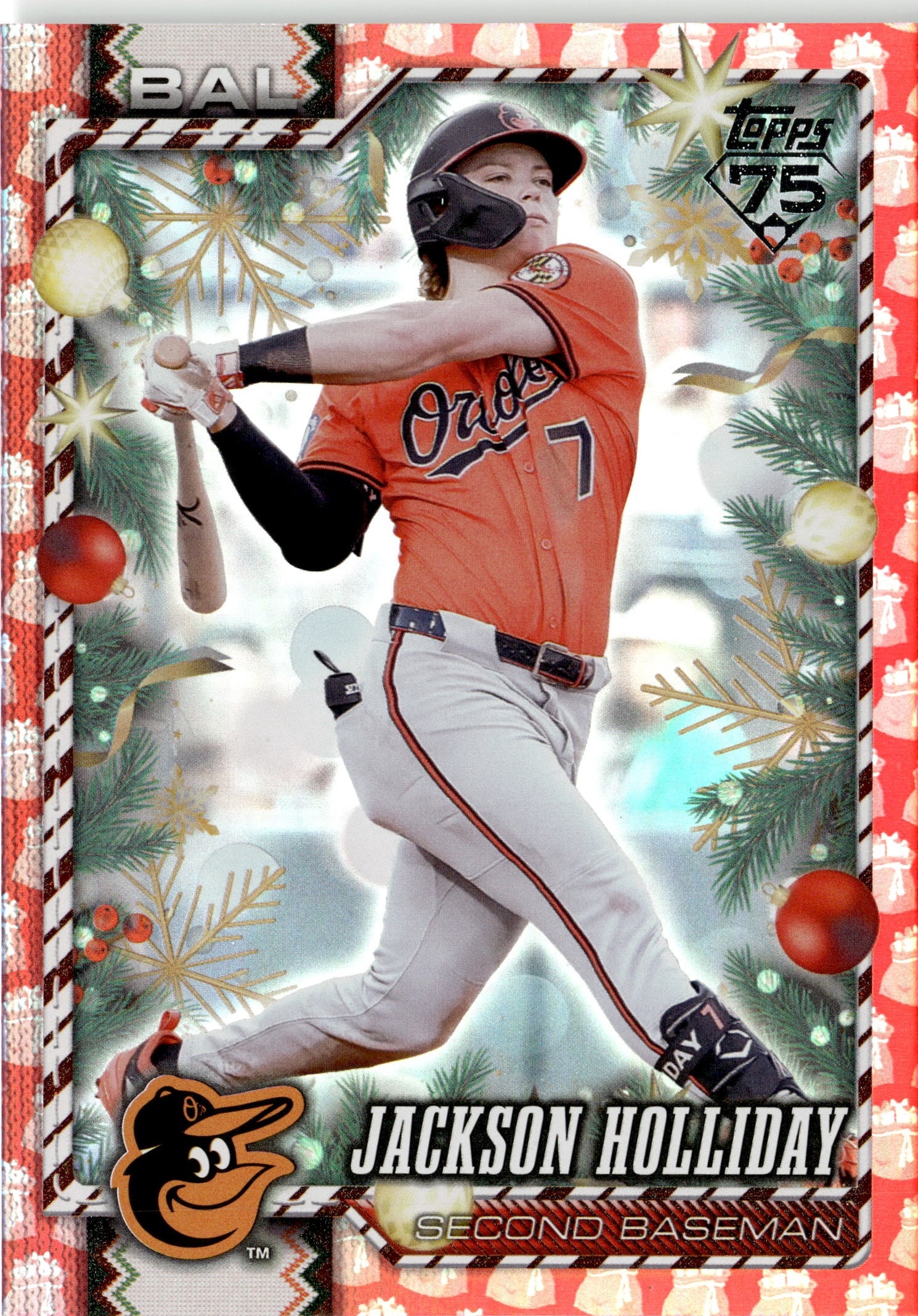 2026 Topps Holiday Jackson Holliday graded slab