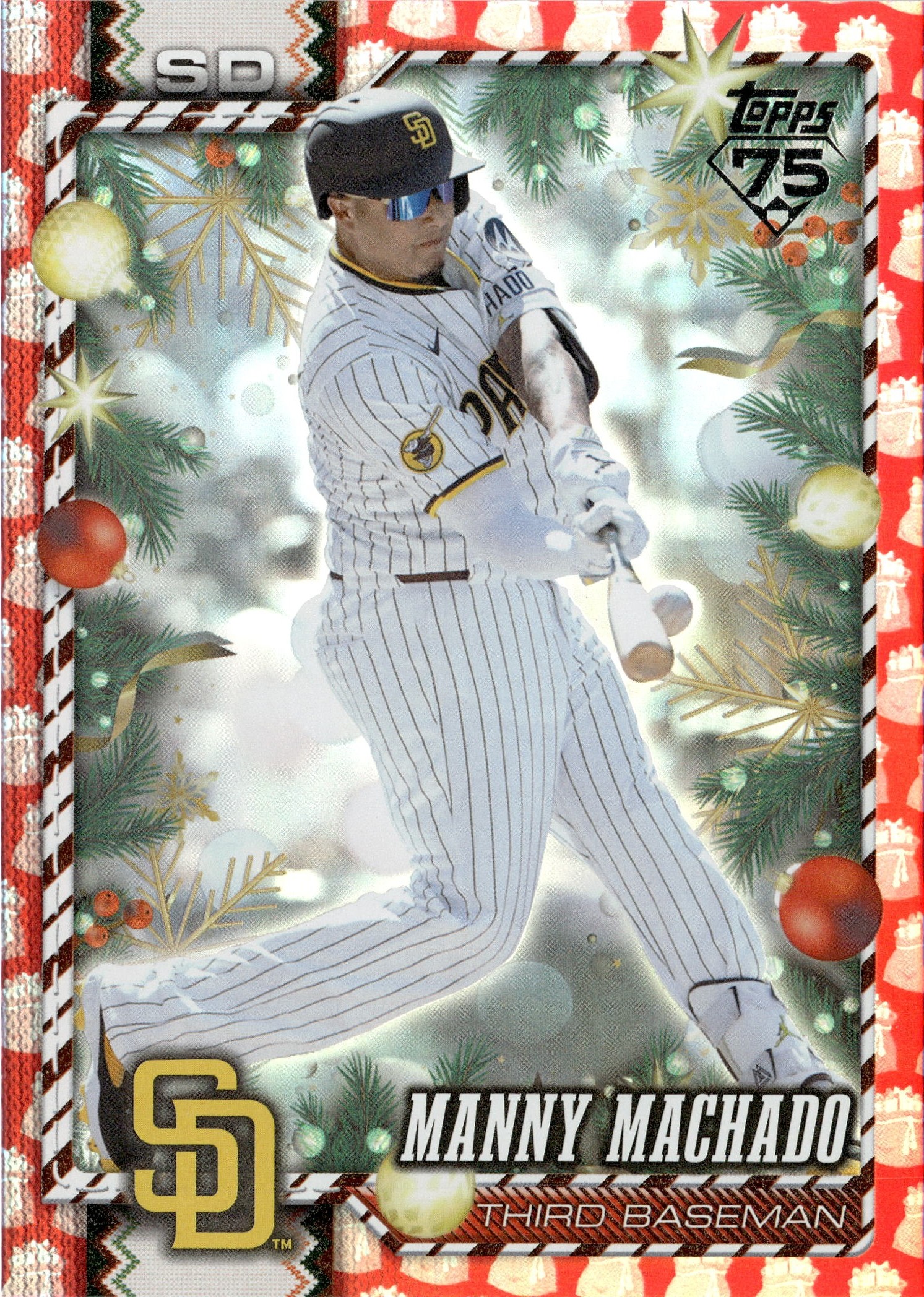 2026 Topps Holiday Manny Machado graded slab
