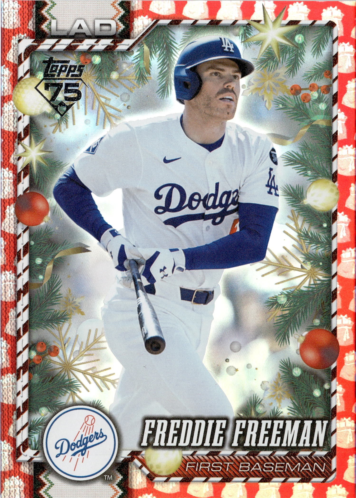 2026 Topps Holiday Freddie Freeman graded slab