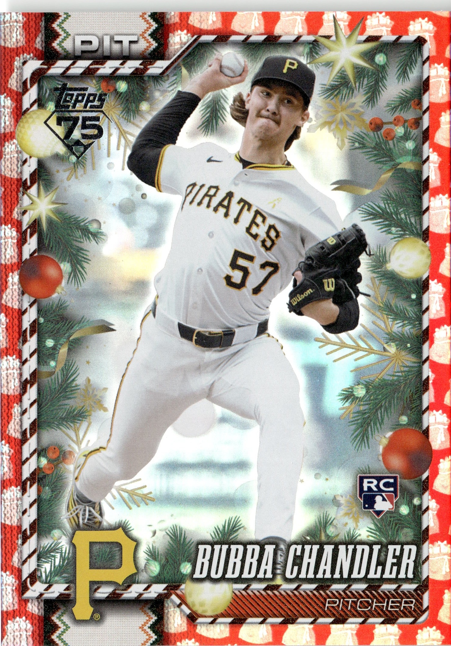 2026 Topps Holiday Bubba Chandler graded slab