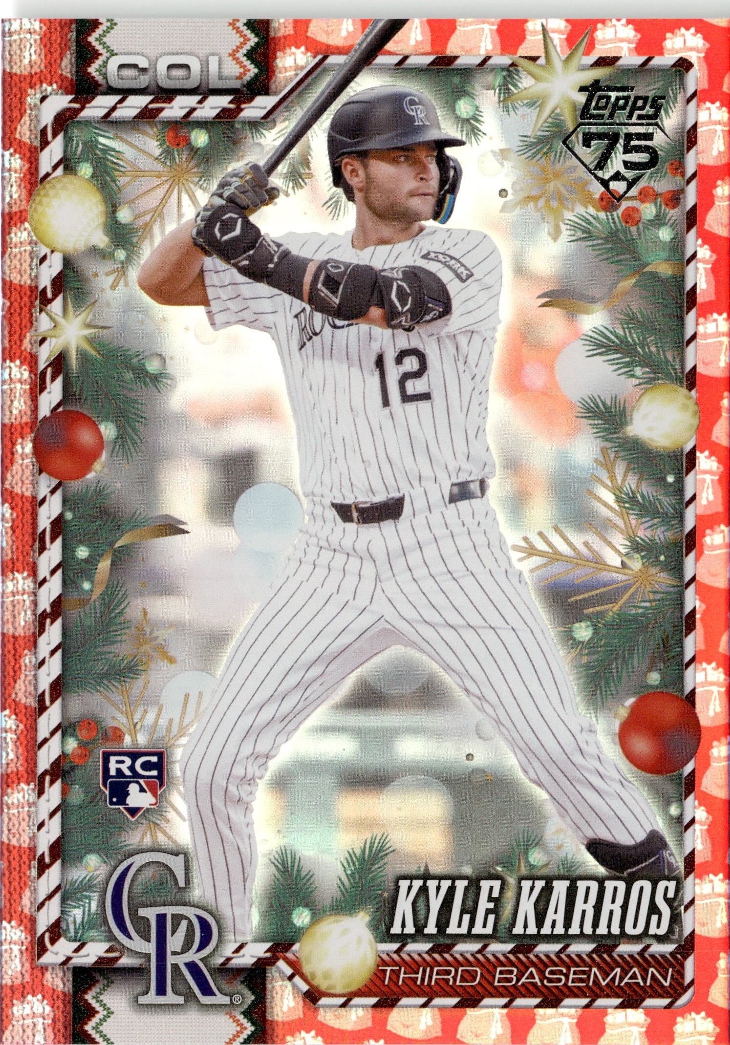 2026 Topps Holiday Kyle Karros graded slab