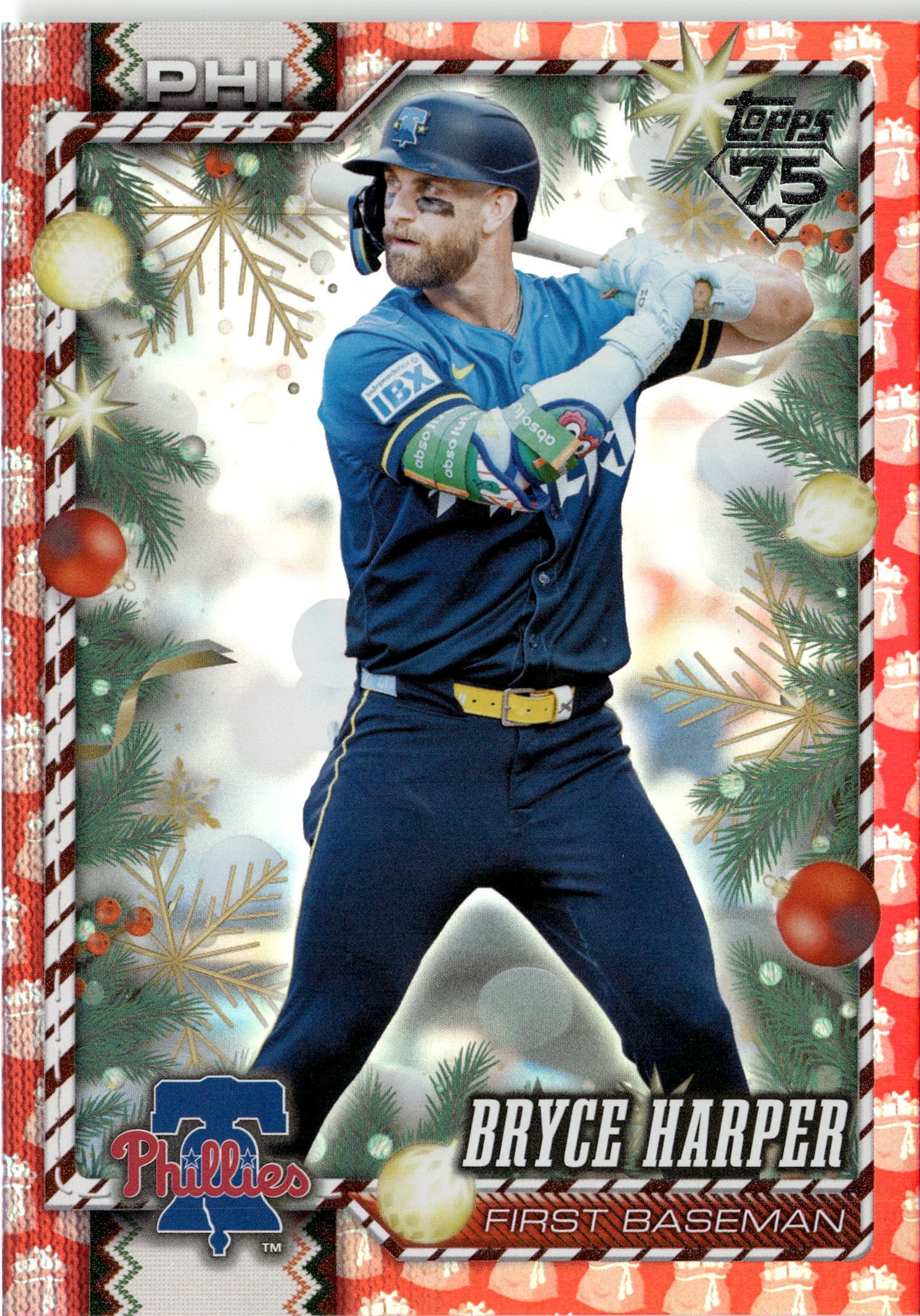 2026 Topps Holiday Bryce Harper graded slab
