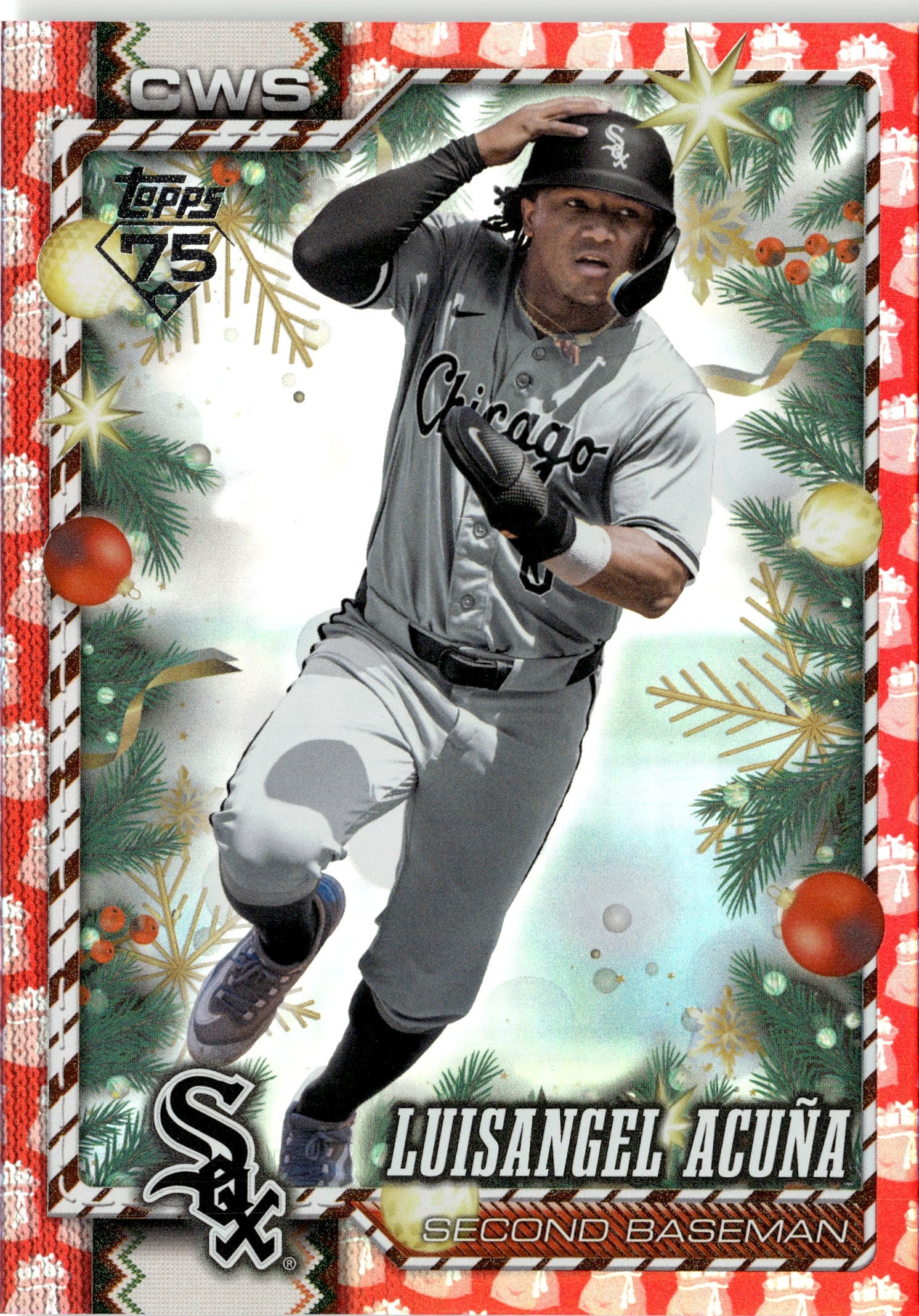 2026 Topps Holiday Luisangel Acuña graded slab