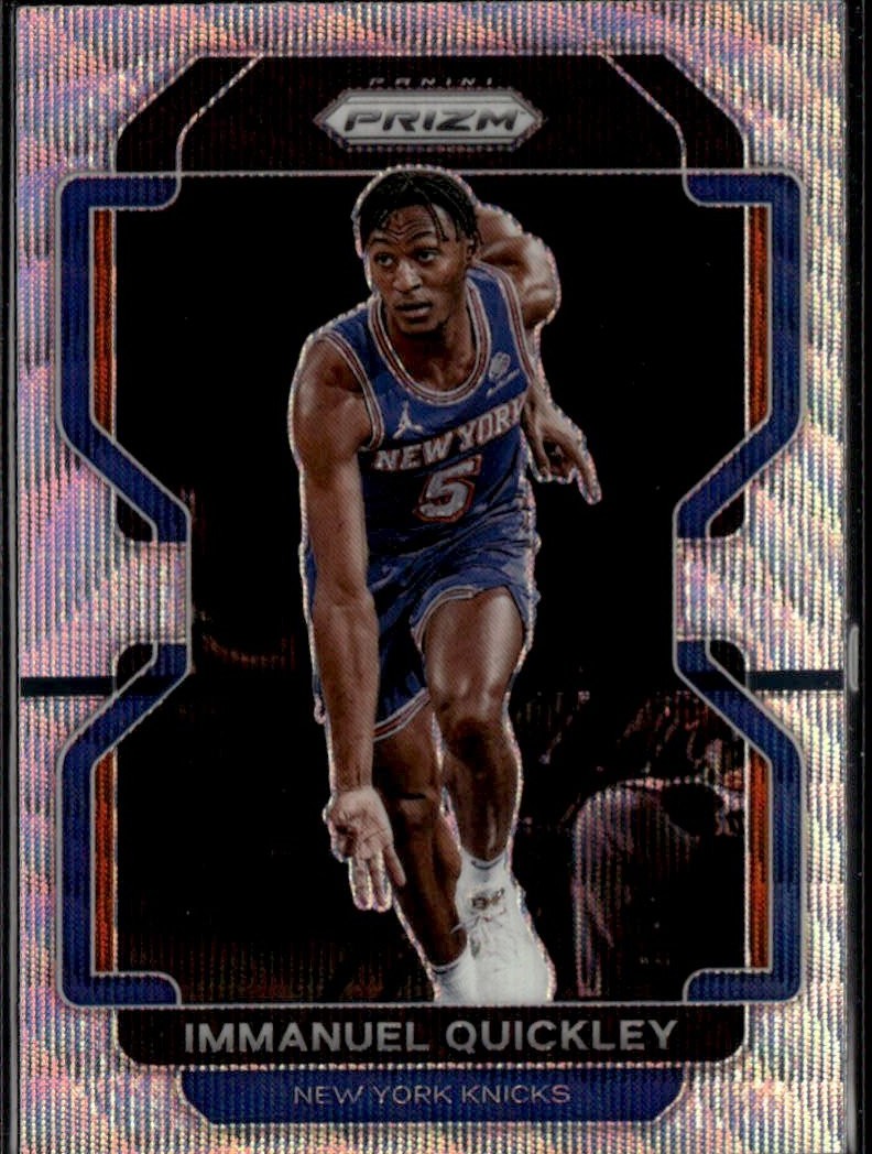 2021 Prizm Immanuel Quickley graded slab
