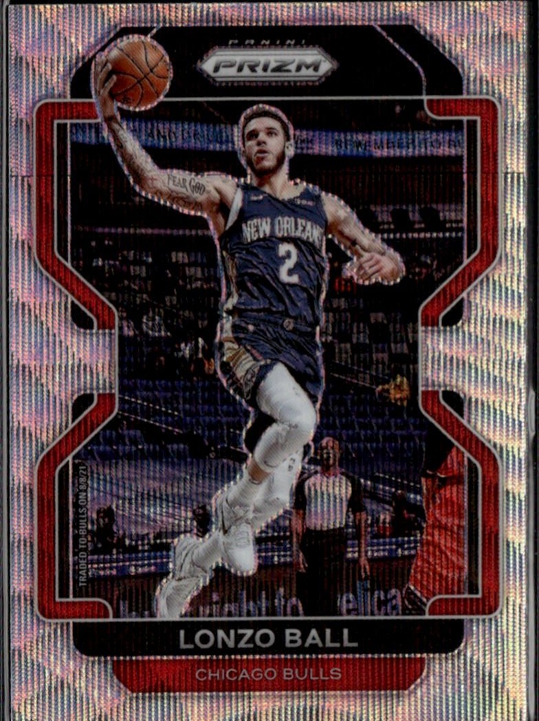 2021 PRIZM LONZO BALL graded slab
