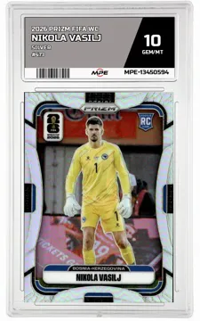 2026 PRIZM FIFA WC SILVER #473 NIKOLA VASILJ MPE 10 GEM/MT — graded card up for auction