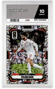 2026 PRIZM FIFA WC DISCO PRIZM #425 FERJANI SASSI MPE 10 GEM/MT — graded card up for auction