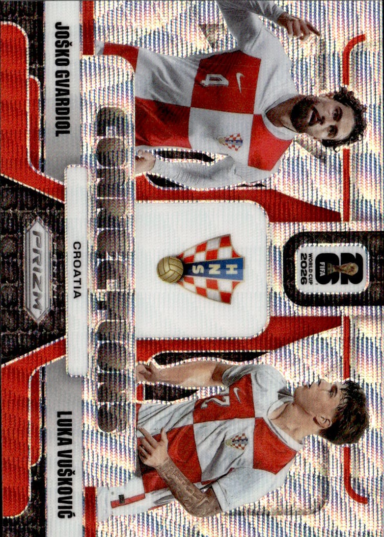 2026 Prizm Fifa Wc Joško Gvardiol / Luka Vušković graded slab