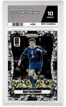 2026 PRIZM FIFA WC DISCO PRIZM #393 SCOTT MCTOMINAY MPE 10 GEM/MT — graded card up for auction