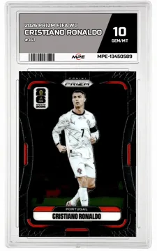 2026 PRIZM FIFA WC #367 CRISTIANO RONALDO MPE 10 GEM/MT — graded card up for auction