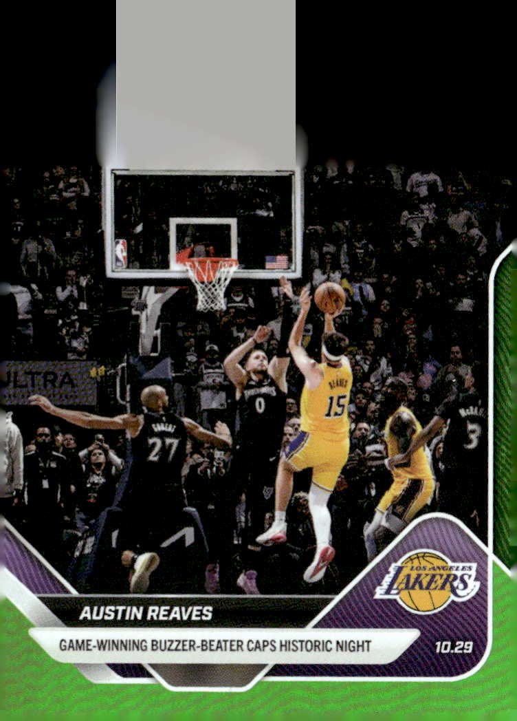 2025 Topps Now Austin Reaves graded slab