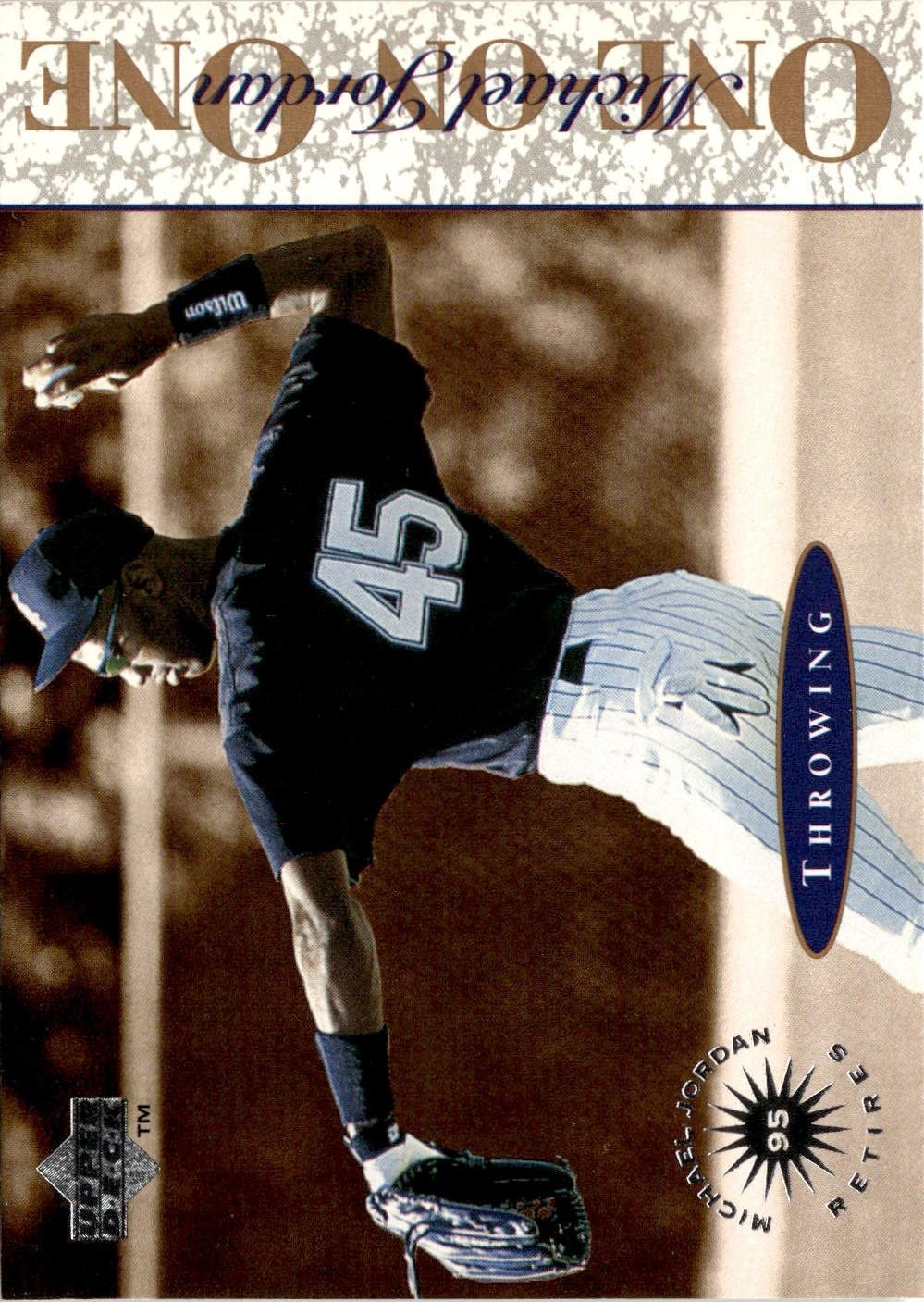 1995 UD Minor League Michael Jordan graded slab