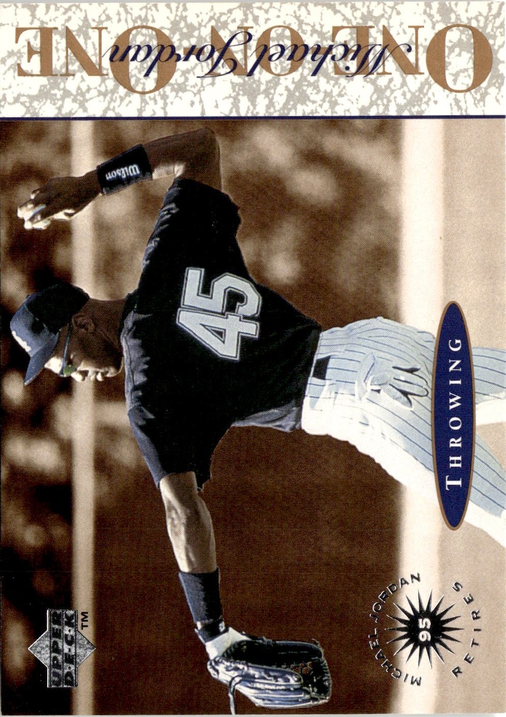 1995 UD Minor League Michael Jordan graded slab