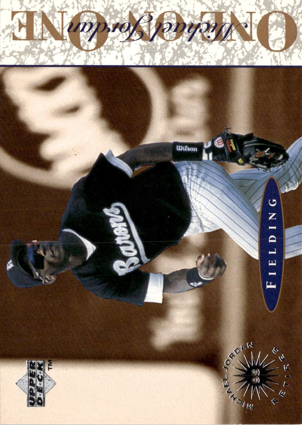 1995 UD Minor League Michael Jordan graded slab