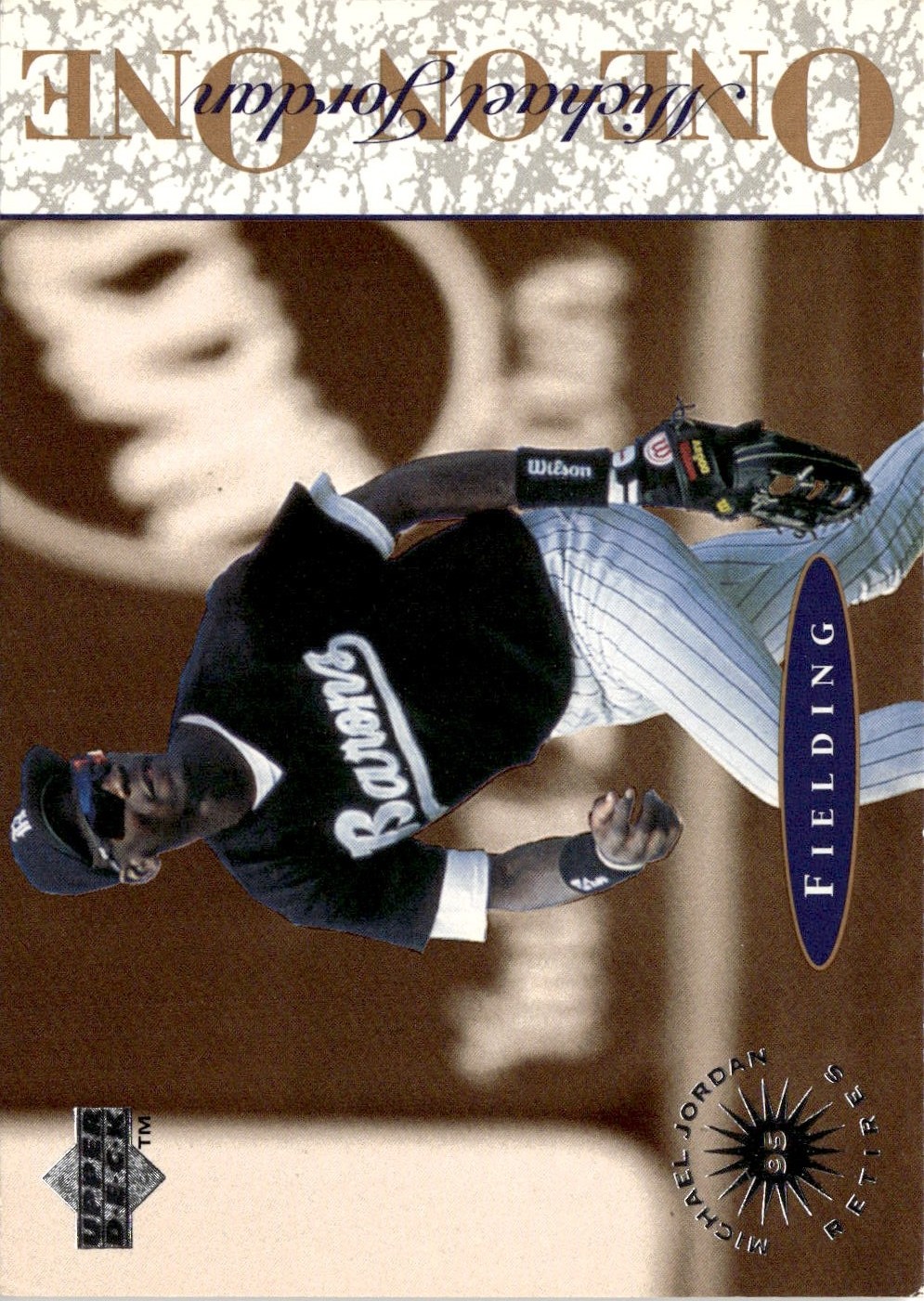1995 UD Minor League Michael Jordan graded slab