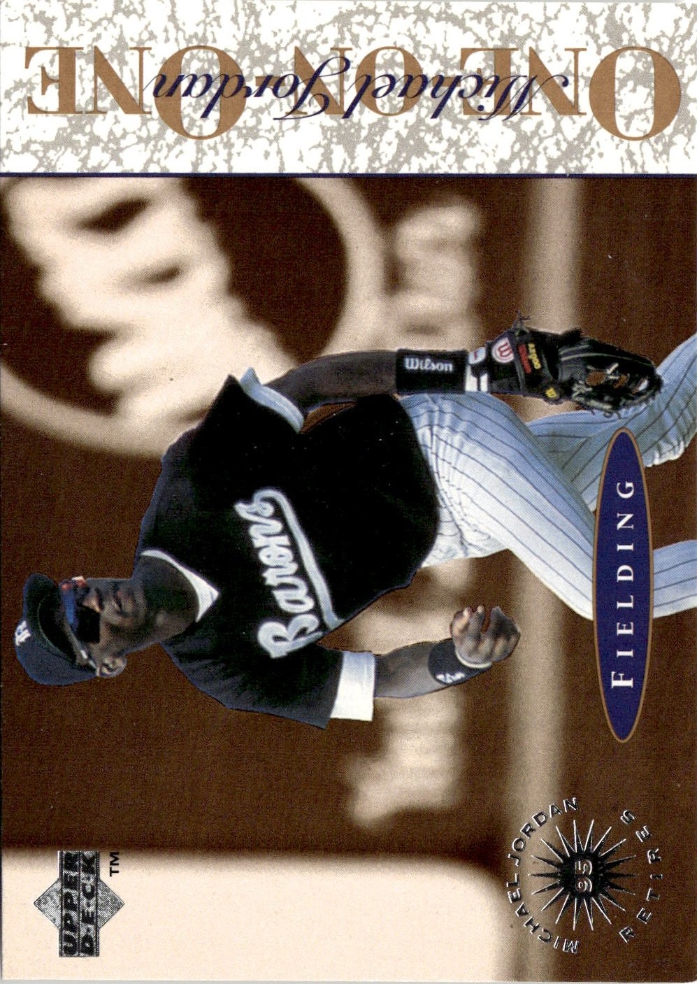 1995 UD Minor League Michael Jordan graded slab