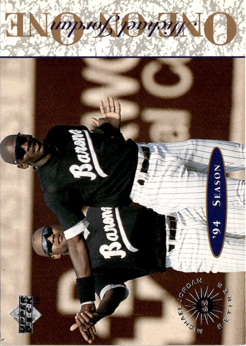 1995 UD Minor League Michael Jordan graded slab