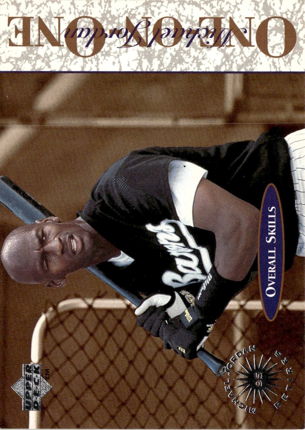 1995 UD Minor League Michael Jordan graded slab