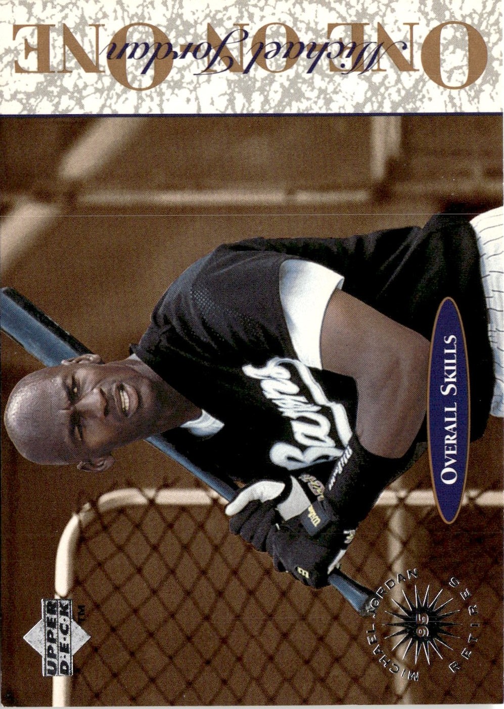 1995 UD Minor League Michael Jordan graded slab