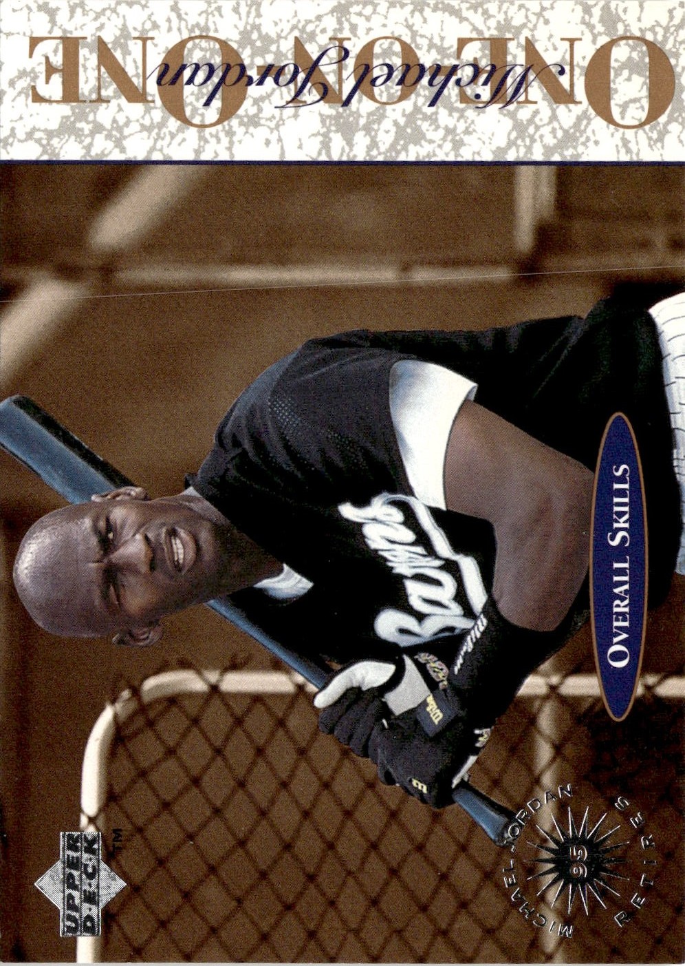 1995 UD Minor League Michael Jordan graded slab
