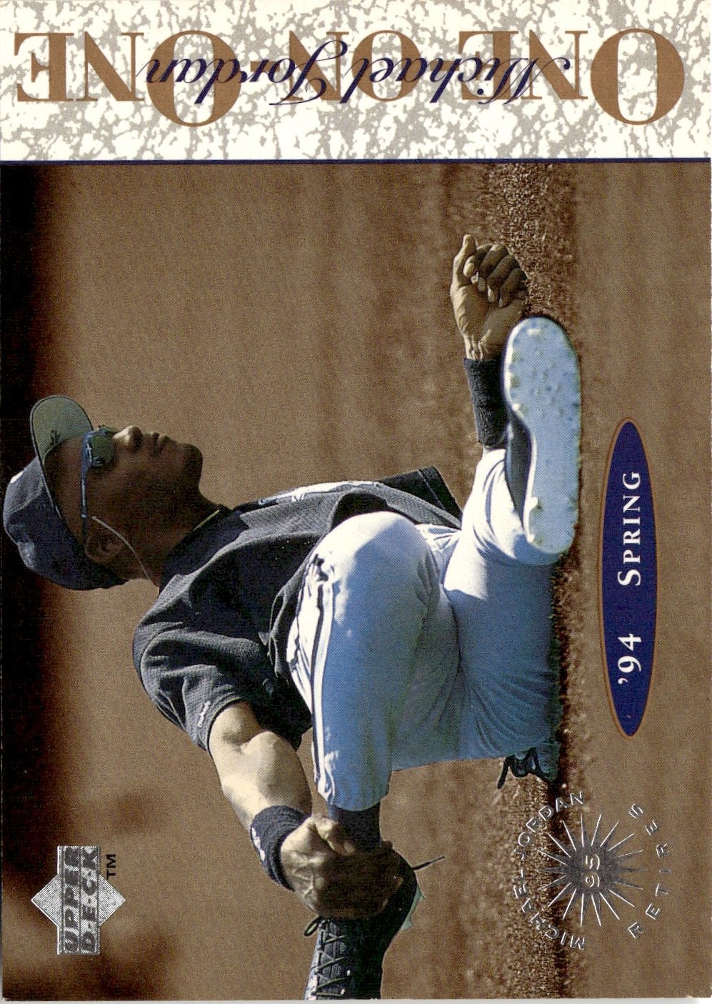 1995 UD Minor League Michael Jordan graded slab