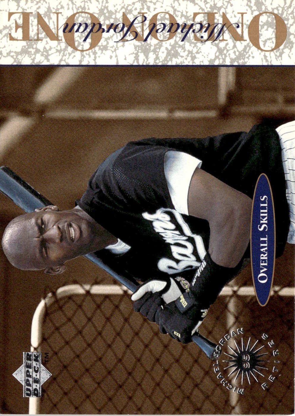 1995 UD Minor League Michael Jordan graded slab