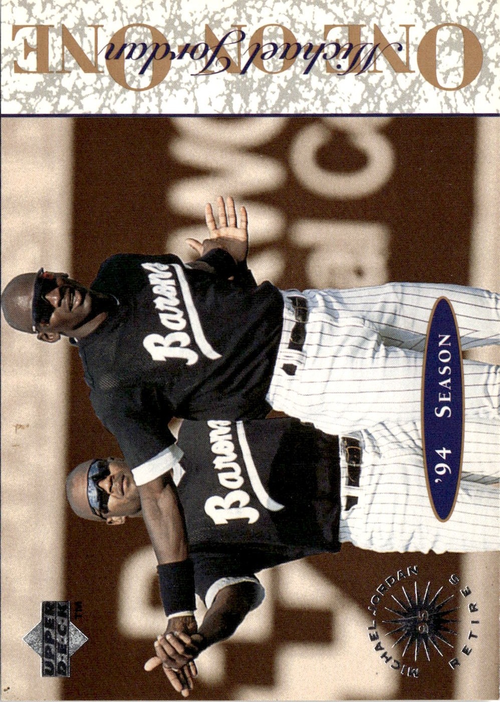 1995 UD Minor League Michael Jordan graded slab