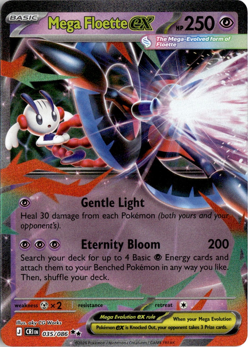 2026 Pokemon Mega Evolution Mega FloetteEX graded slab