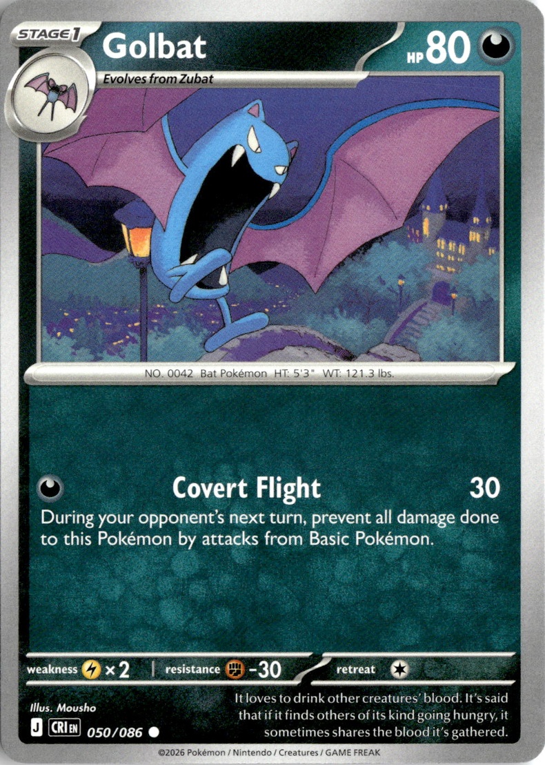 2026 Pokemon Mega Evolution Golbat graded slab