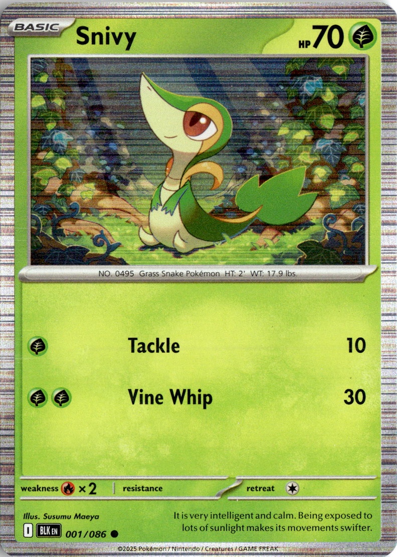 2025 Scarlet And Violet Snivy graded slab