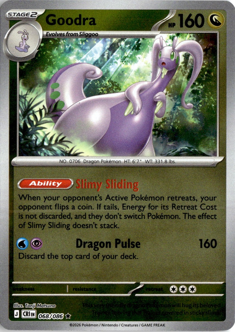 2026 Pokemon Mega Evolution Goodra graded slab