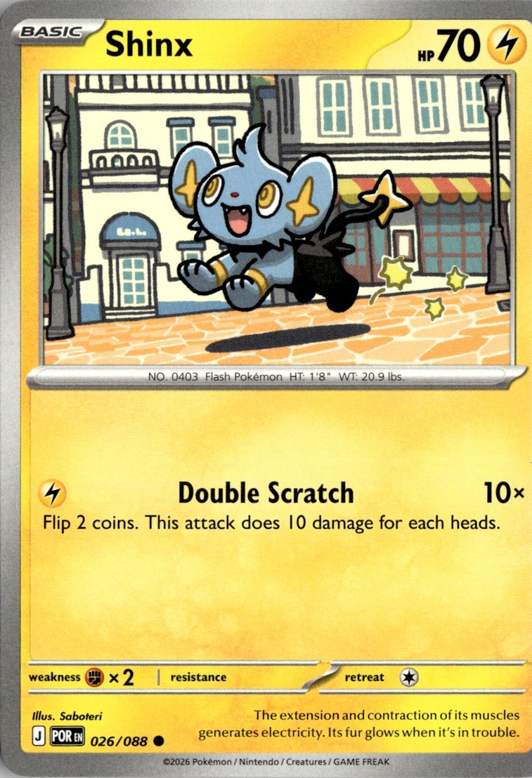 2026 Pokemon Mega Evolution Shinx graded slab