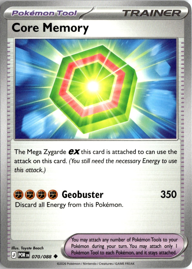 Core Memory graded slab