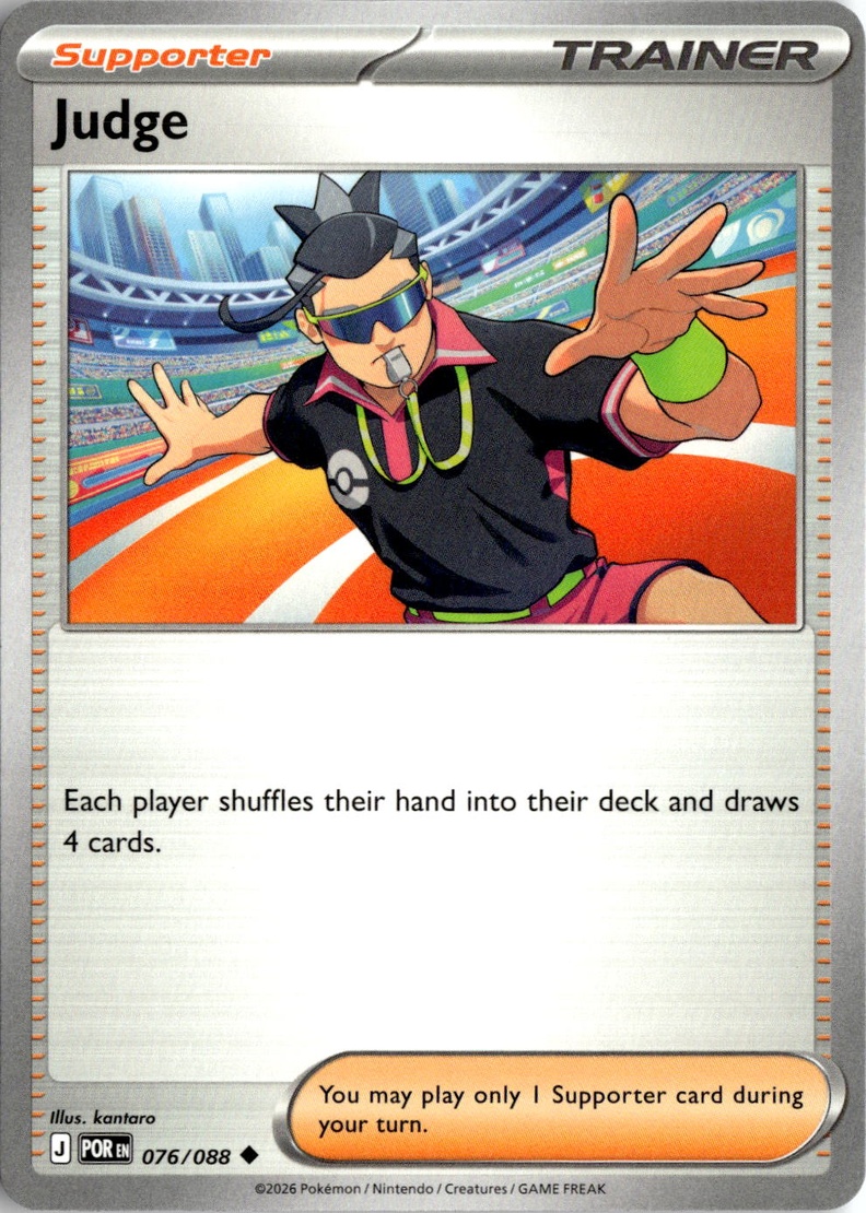2026 Pokemon Mega Evolution Judge graded slab