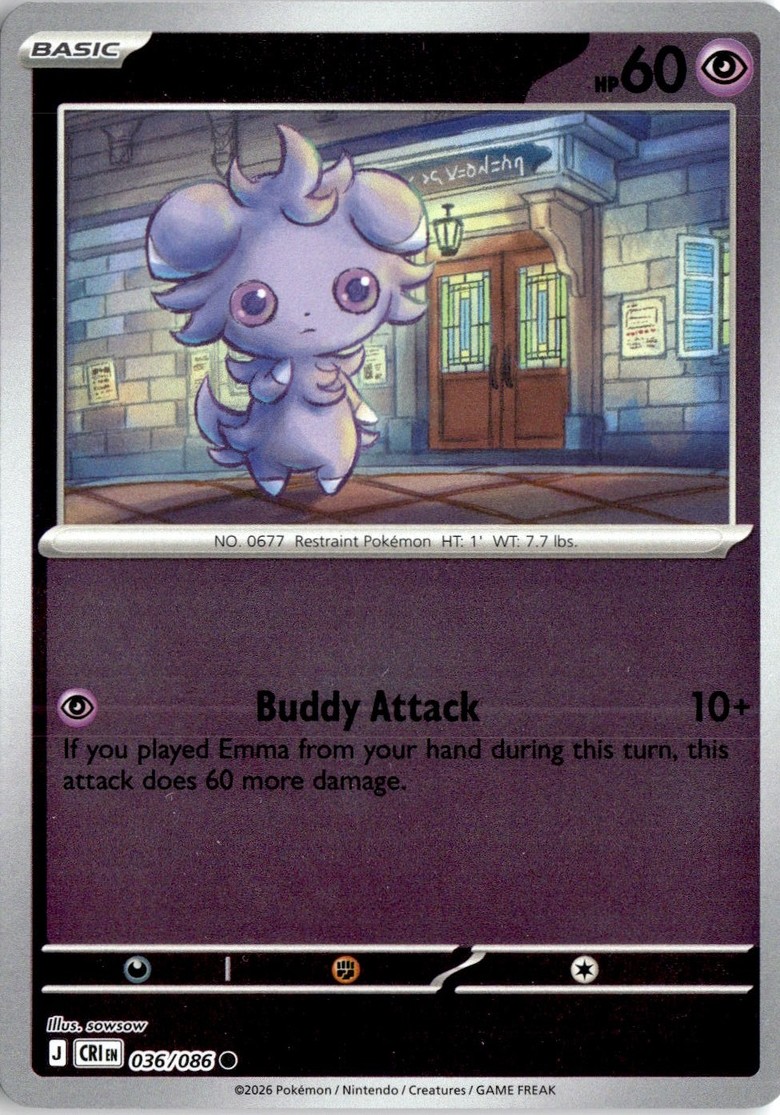 2026 Pokemon Mega Evolution Espurr graded slab