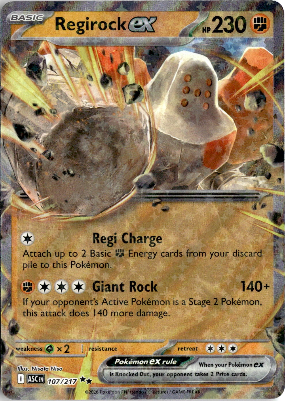 RegirockEX graded slab